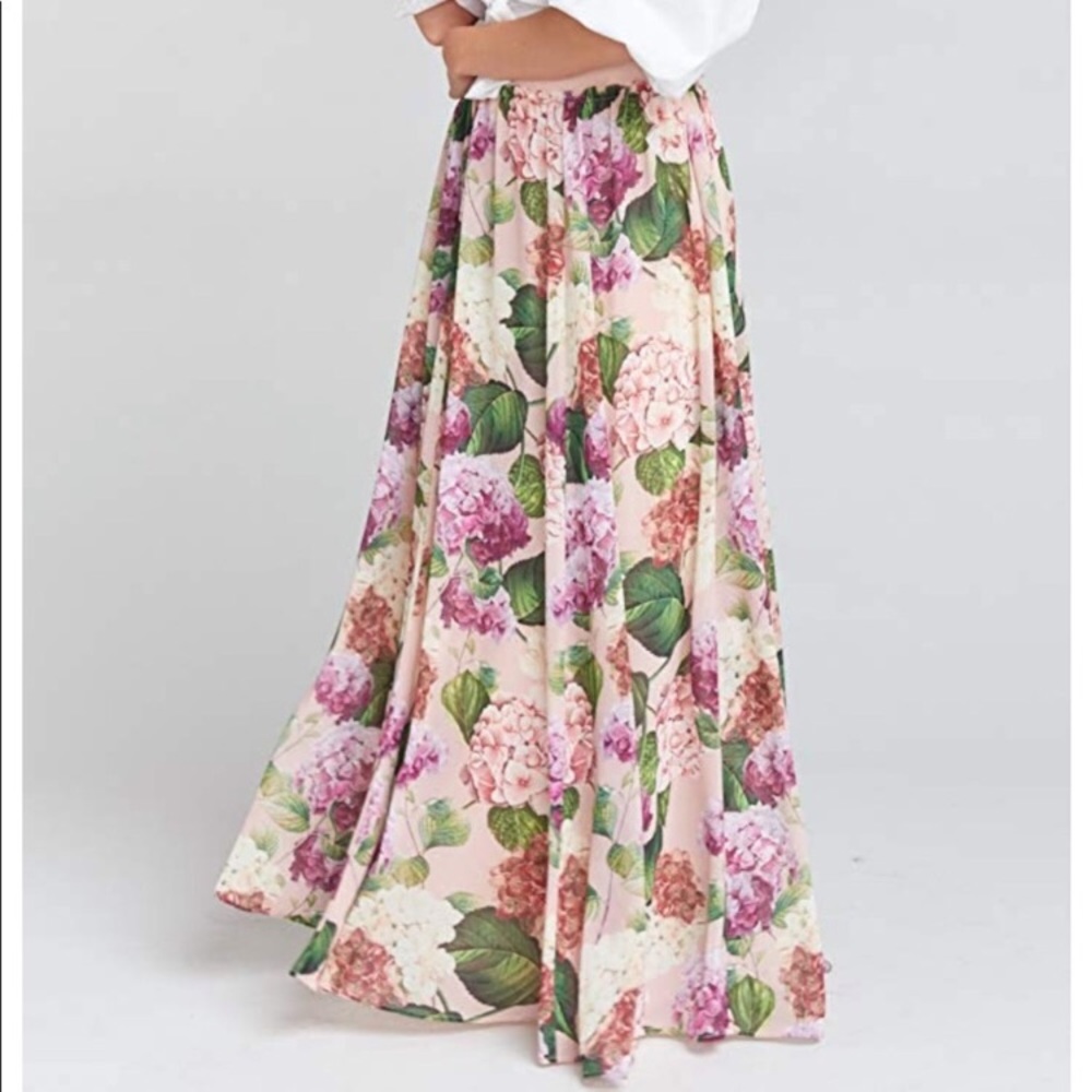 NWOT Show Me Your Mumu Floral Misty Maxi Skirt ~ in Honey Bunches - Picture 2 of 13
